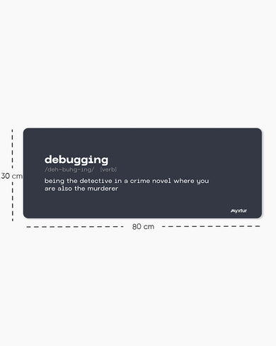 Detective Debugger Panaroma Desk Mat