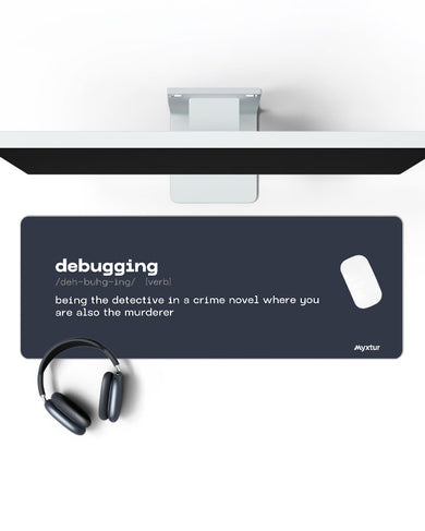 Detective Debugger Panaroma Desk Mat