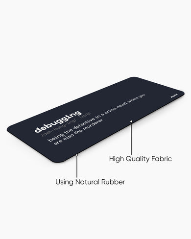 Detective Debugger Panaroma Desk Mat