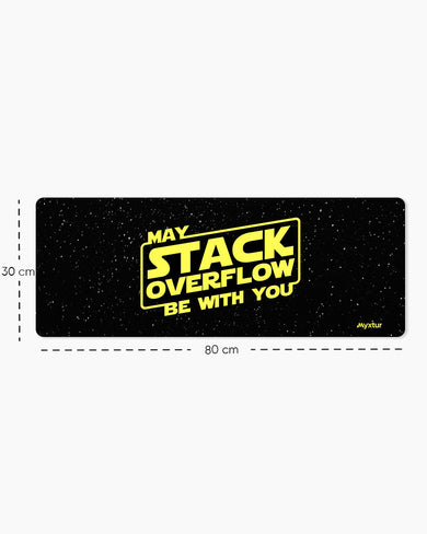 Overflow Awakens Panaroma Desk Mat