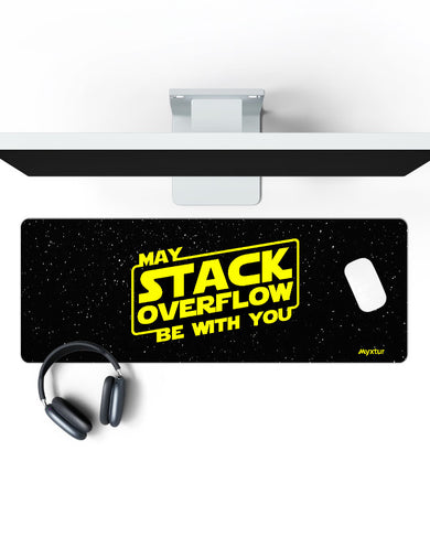 Overflow Awakens Panaroma Desk Mat