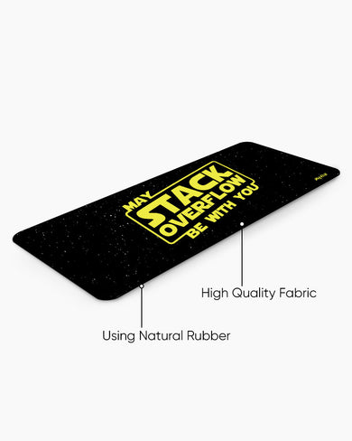 Overflow Awakens Panaroma Desk Mat