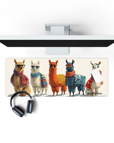 Shades and Wraps [BREATHE] Panaroma Desk Mat