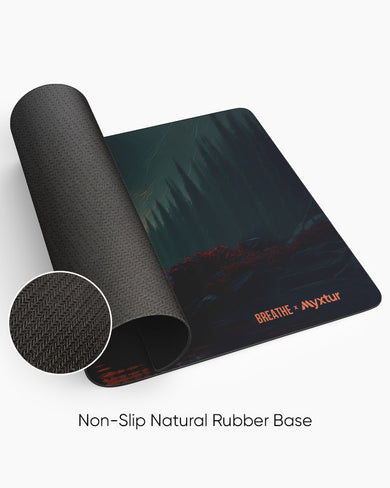 Aurora Antler [BREATHE] Panaroma Desk Mat