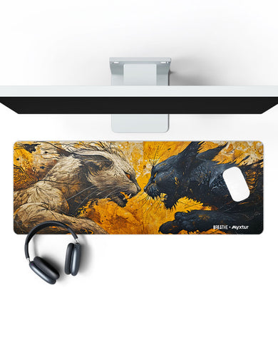 Clash of Claws [BREATHE] Panaroma Desk Mat