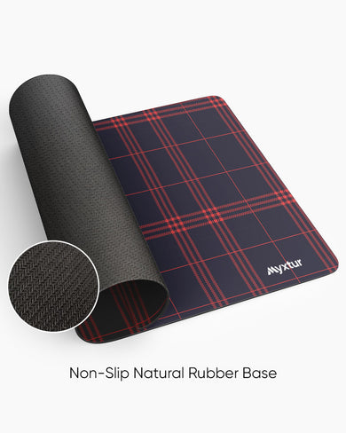 Maritime Checks Panaroma Desk Mat