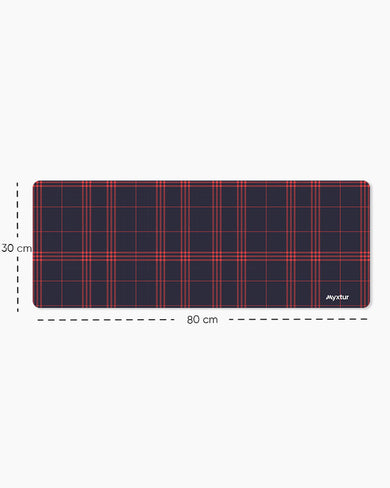 Maritime Checks Panaroma Desk Mat