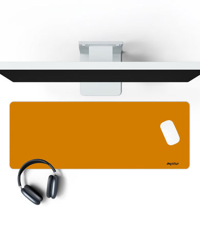 Mustard Mocha Panaroma Desk Mat
