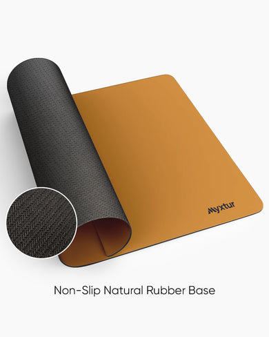 Mustard Mocha Panaroma Desk Mat