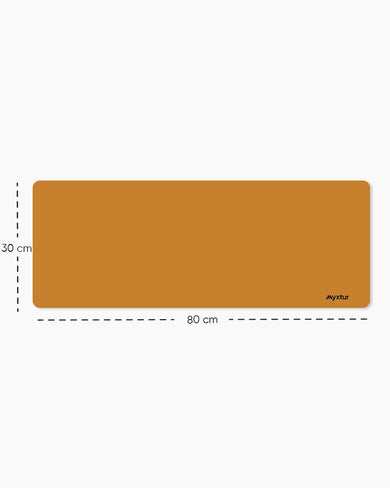Mustard Mocha Panaroma Desk Mat