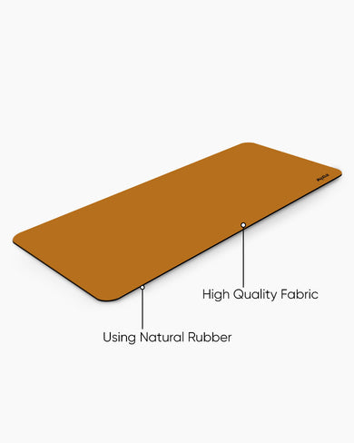 Mustard Mocha Panaroma Desk Mat