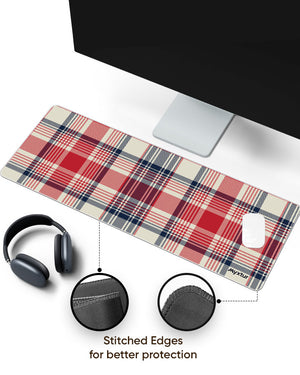 Scottish Knit Panaroma Desk Mat Stitched 1