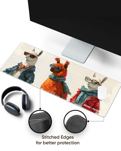Sunglasses Squad [BREATHE] Panaroma Desk Mat