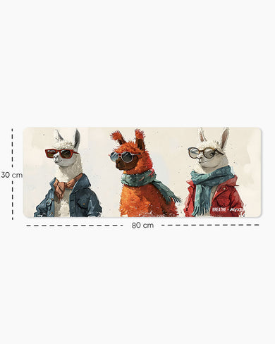 Sunglasses Squad [BREATHE] Panaroma Desk Mat