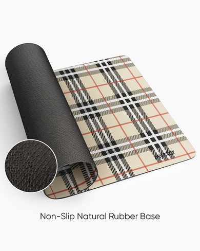 Tartan Knit Panaroma Desk Mat