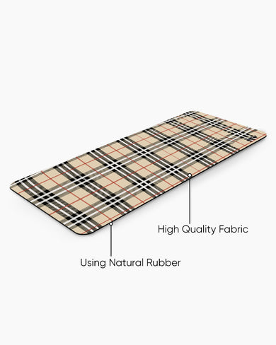 Tartan Knit Panaroma Desk Mat