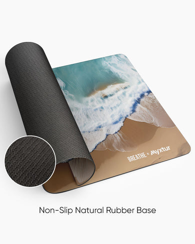 Wave Symphony [BREATHE] Panaroma Desk Mat