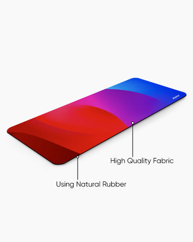 Crimson Cobalt Blend Panaroma Desk Mat
