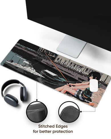 Dock Damsel Panaroma Desk Mat