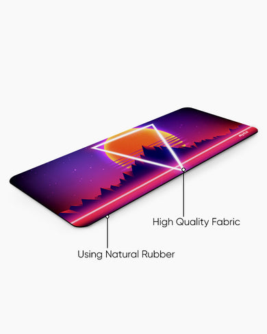 Electric Sunset Panaroma Desk Mat