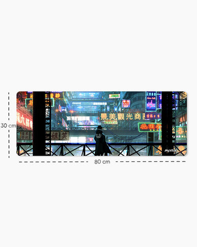 Electric Vigil Panaroma Desk Mat