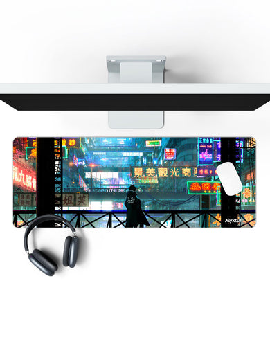 Electric Vigil Panaroma Desk Mat
