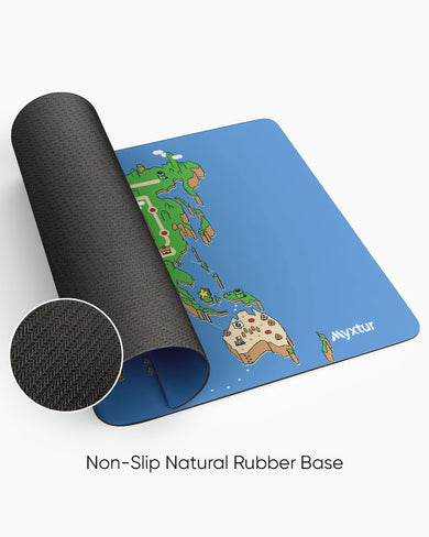 Pixel World Panaroma Desk Mat