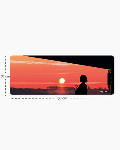 Red Ronin Wanderer Panaroma Desk Mat