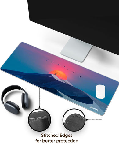 Solace in Sand Panaroma Desk Mat