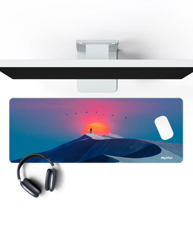 Solace in Sand Panaroma Desk Mat
