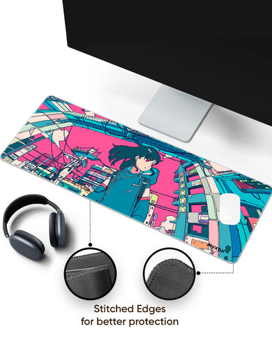 Urban Neon Muse Panaroma Desk Mat