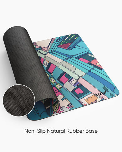 Urban Neon Muse Panaroma Desk Mat