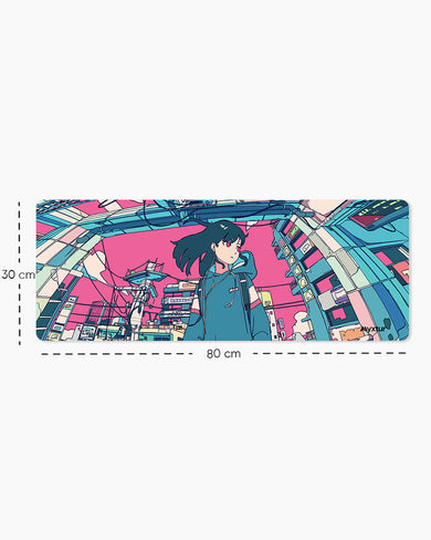 Urban Neon Muse Panaroma Desk Mat