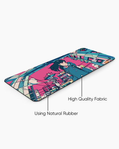 Urban Neon Muse Panaroma Desk Mat