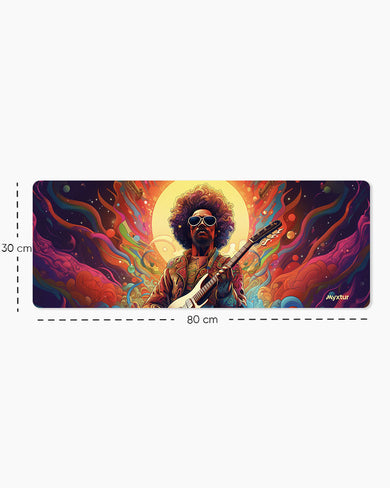Trippy Hendrix Panaroma Desk Mat