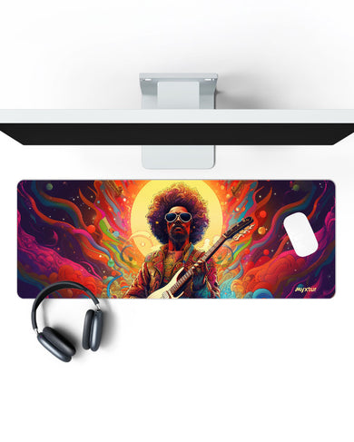 Trippy Hendrix Panaroma Desk Mat