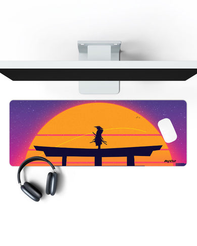 Samurai at the Gate Panaroma Desk Mat