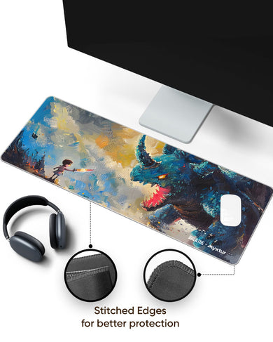 Dreams against Reality [BREATHE] Panaroma Desk Mat