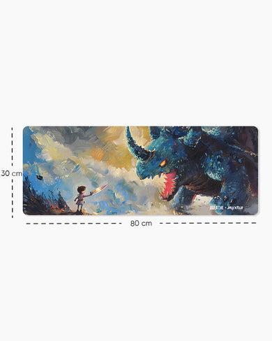 Dreams against Reality [BREATHE] Panaroma Desk Mat