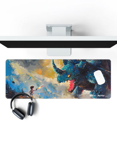 Dreams against Reality [BREATHE] Panaroma Desk Mat