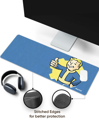 Fallout Vault Boy Panaroma Desk Mat