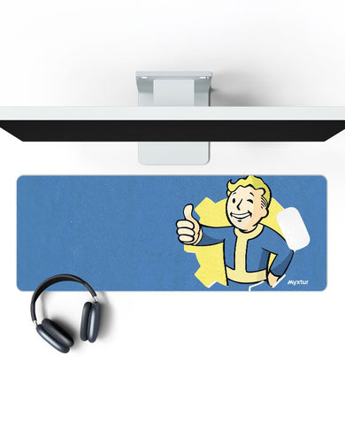 Fallout Vault Boy Panaroma Desk Mat