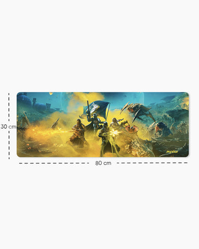 Hero for Helldivers Panaroma Desk Mat