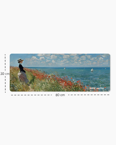 Blend of Monets [BREATHE] Panaroma Desk Mat