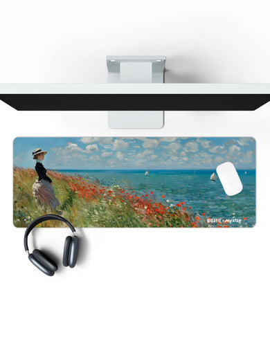 Blend of Monets [BREATHE] Panaroma Desk Mat