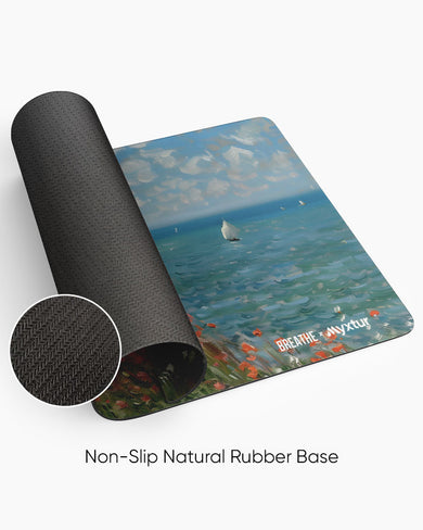 Blend of Monets [BREATHE] Panaroma Desk Mat