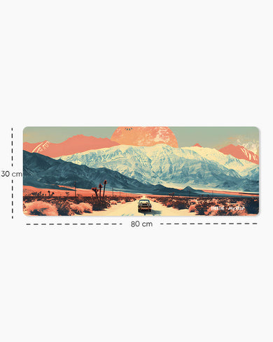 Peak Ignition [BREATHE] Panaroma Desk Mat