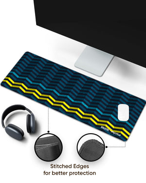 Pedestrian Ridges Panaroma Desk Mat Stitched 1