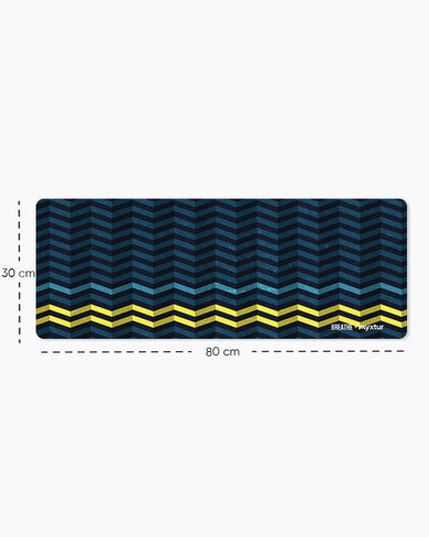 Pedestrian Ridges Panaroma Desk Mat