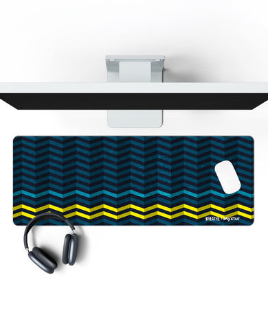 Pedestrian Ridges Panaroma Desk Mat